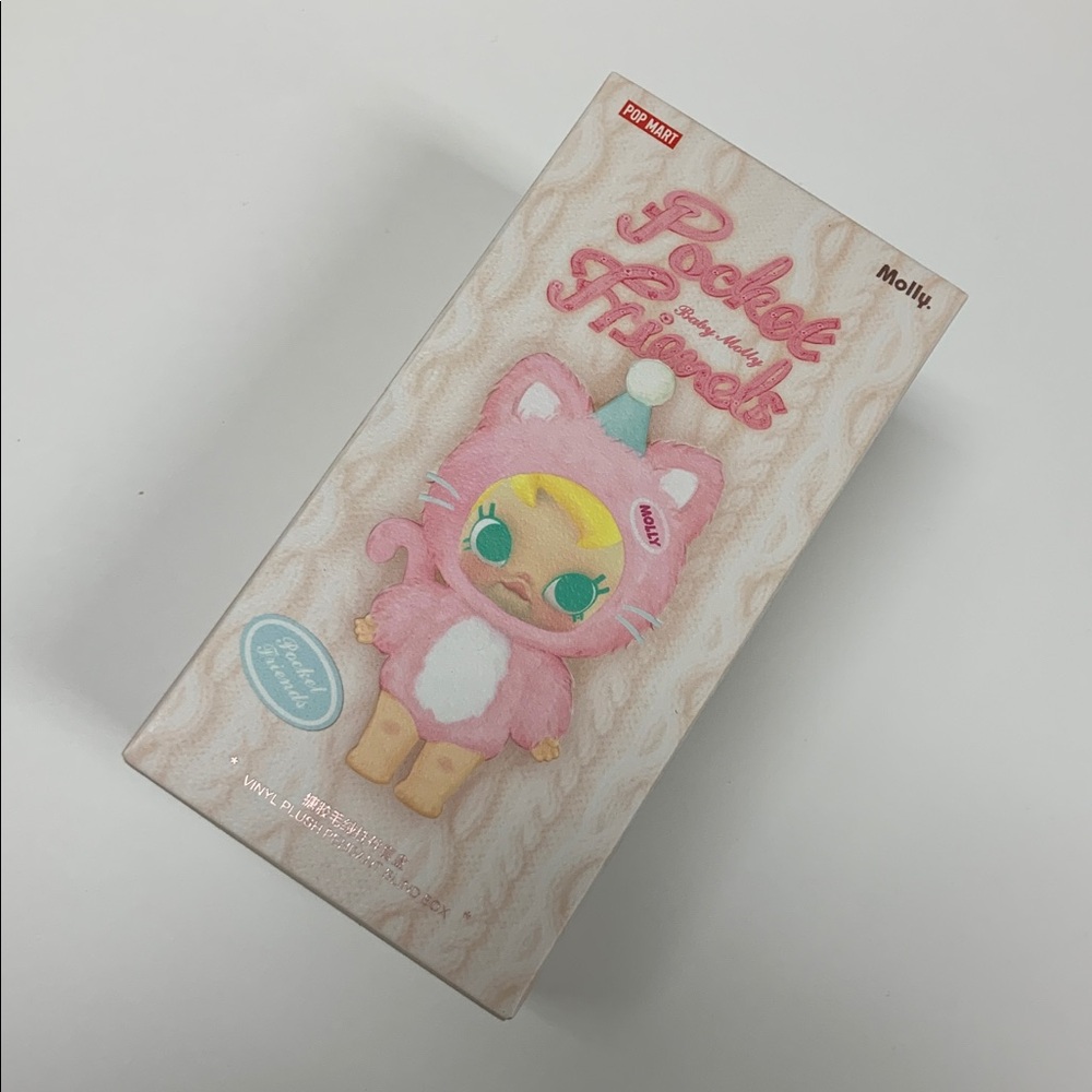 Pop Mart Baby Molly Pocket Friends Series-Vinyl Plush Pendant Blind Box